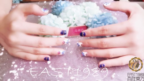  青花美甲怎么做？保定東方技工學(xué)校教你巧做美甲！